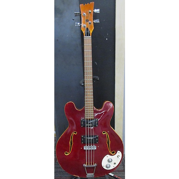 Used Mosrite 1960s Celebrity 221 Hollowbody Electric Bass Guitar