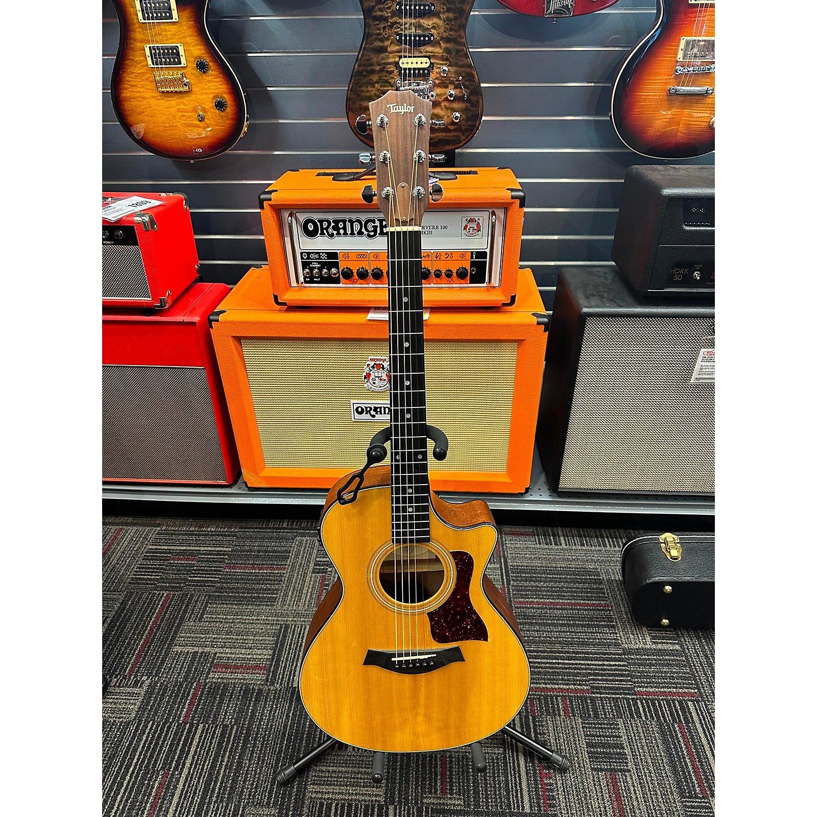 Used Taylor 312CE Acoustic Electric Guitar Natural Guitar Center