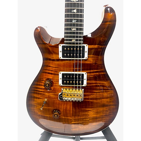 Used PRS Wood Library Custom 24 10 Top Brazilian Fret Board Left Handed Electric Guitar