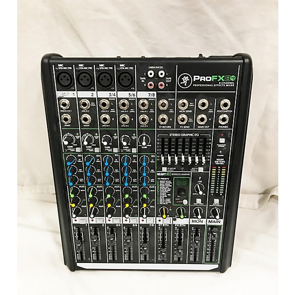 Used Mackie PROFX8 Unpowered Mixer | Guitar Center