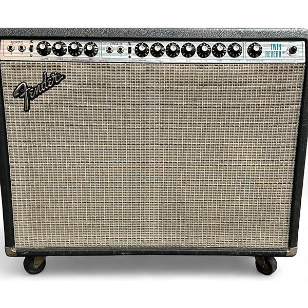 Vintage 1977 Fender Twin Reverb Master Volume Tube Guitar Combo Amp