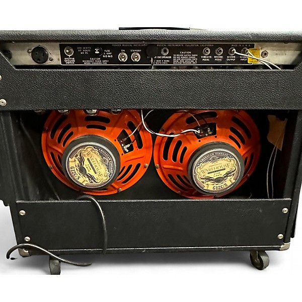 Vintage 1977 Fender Twin Reverb Master Volume Tube Guitar Combo Amp