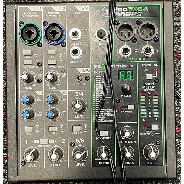 Used Mackie PROFX6 V3 Powered Mixer