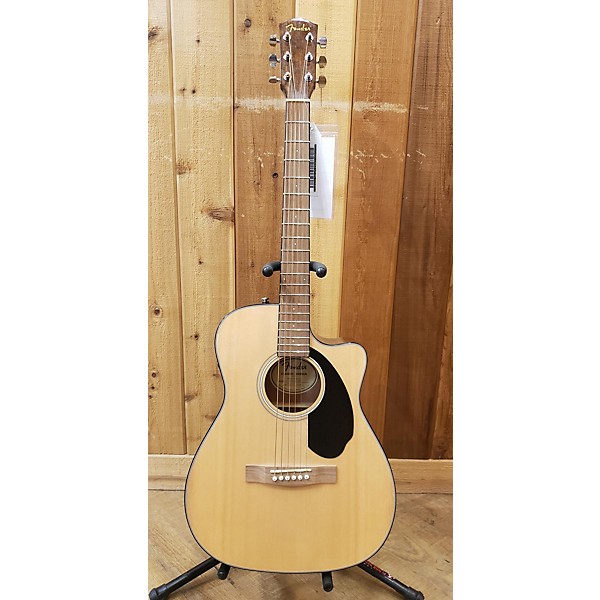 Used Fender CC60SCE Acoustic Electric Guitar Natural Guitar Center