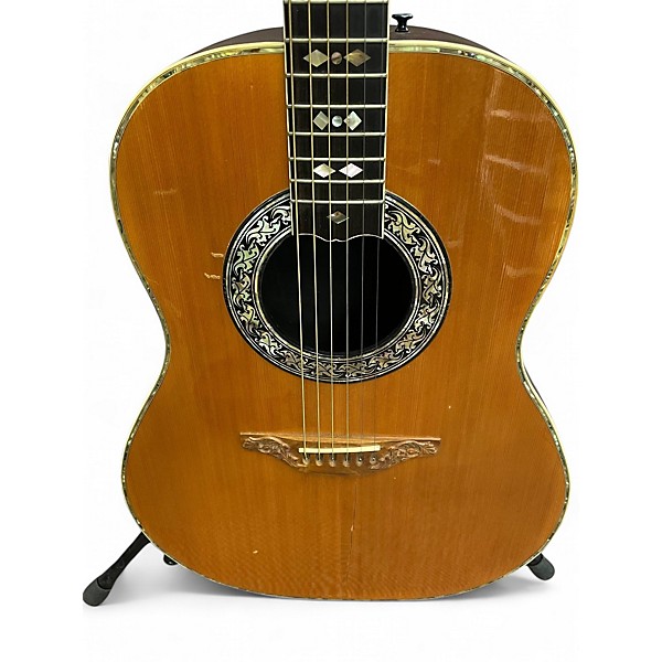 Used 1977 Ovation 119-4 Antique Natural Acoustic Guitar