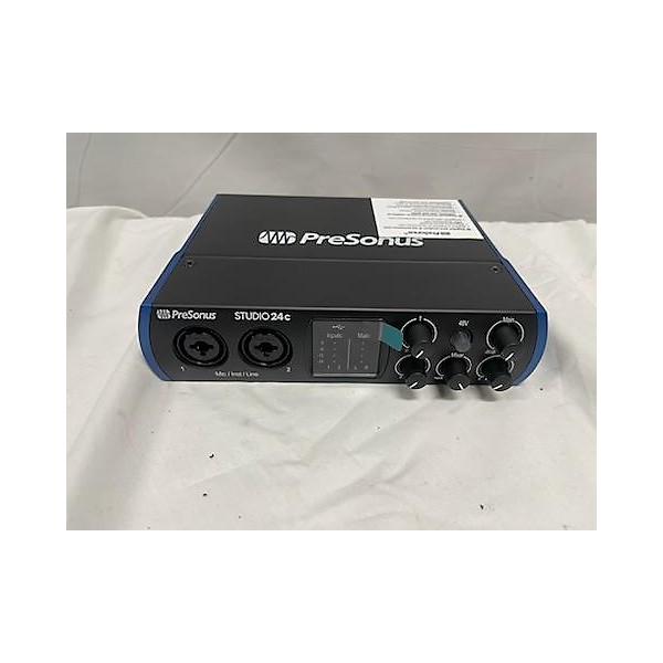 PreSonus USB Audio Interface Black/Blue STUDIO24C - Best Buy