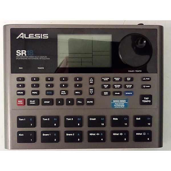 Used Alesis SR18 Drum Machine | Guitar Center