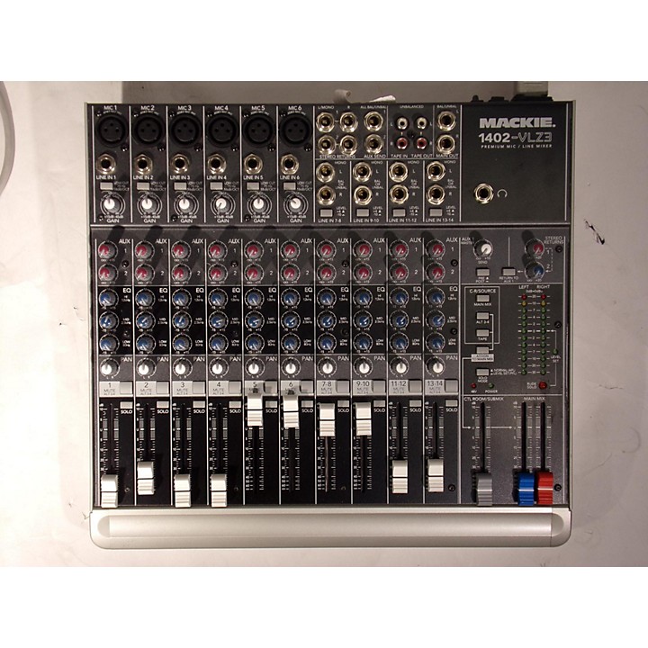 Used Mackie 1402VLZ3 Unpowered Mixer | Guitar Center