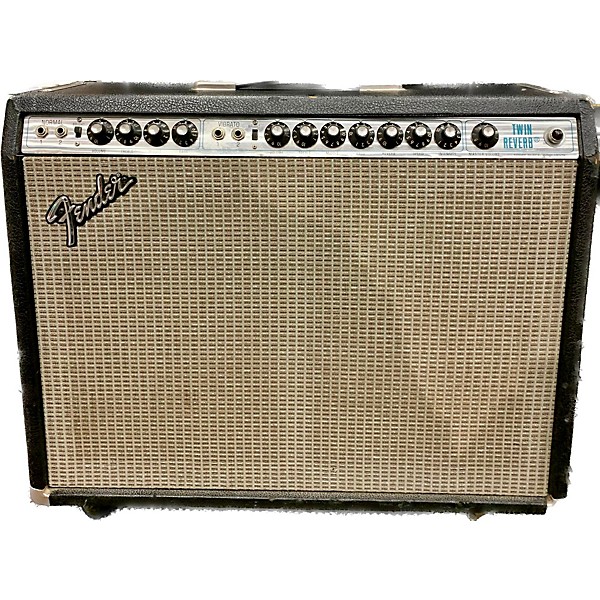 Used Fender 1977 Twin Reverb Tube Guitar Combo Amp