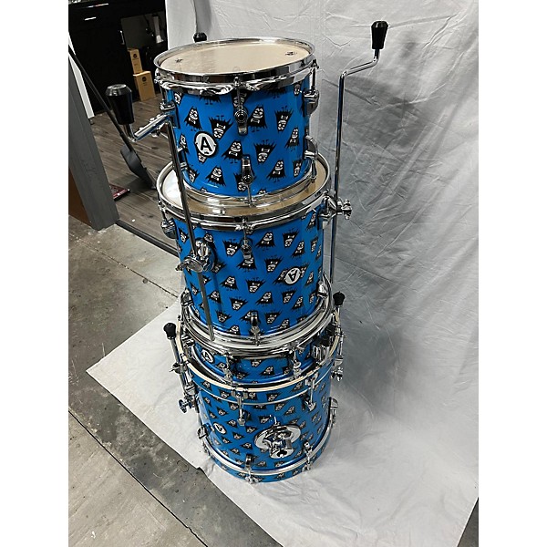 PDP by DW Used PDP by DW Aquabats Action Drums 4-Piece Shell Pack Cyan Blue  Drum Kit