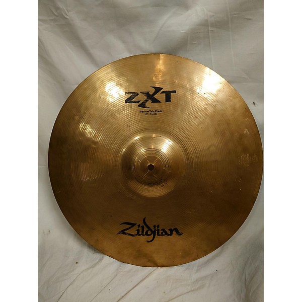 Used Zildjian 18in ZXT Medium Thin Crash Cymbal