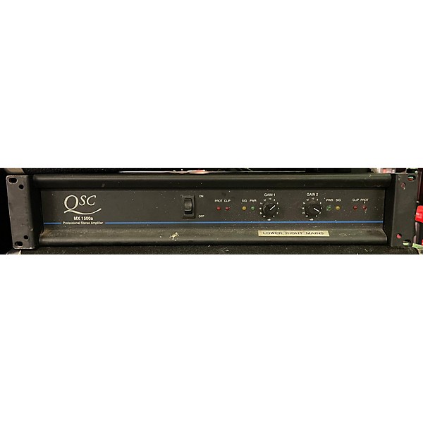 Used QSC MX1500A Power Amp Guitar Center