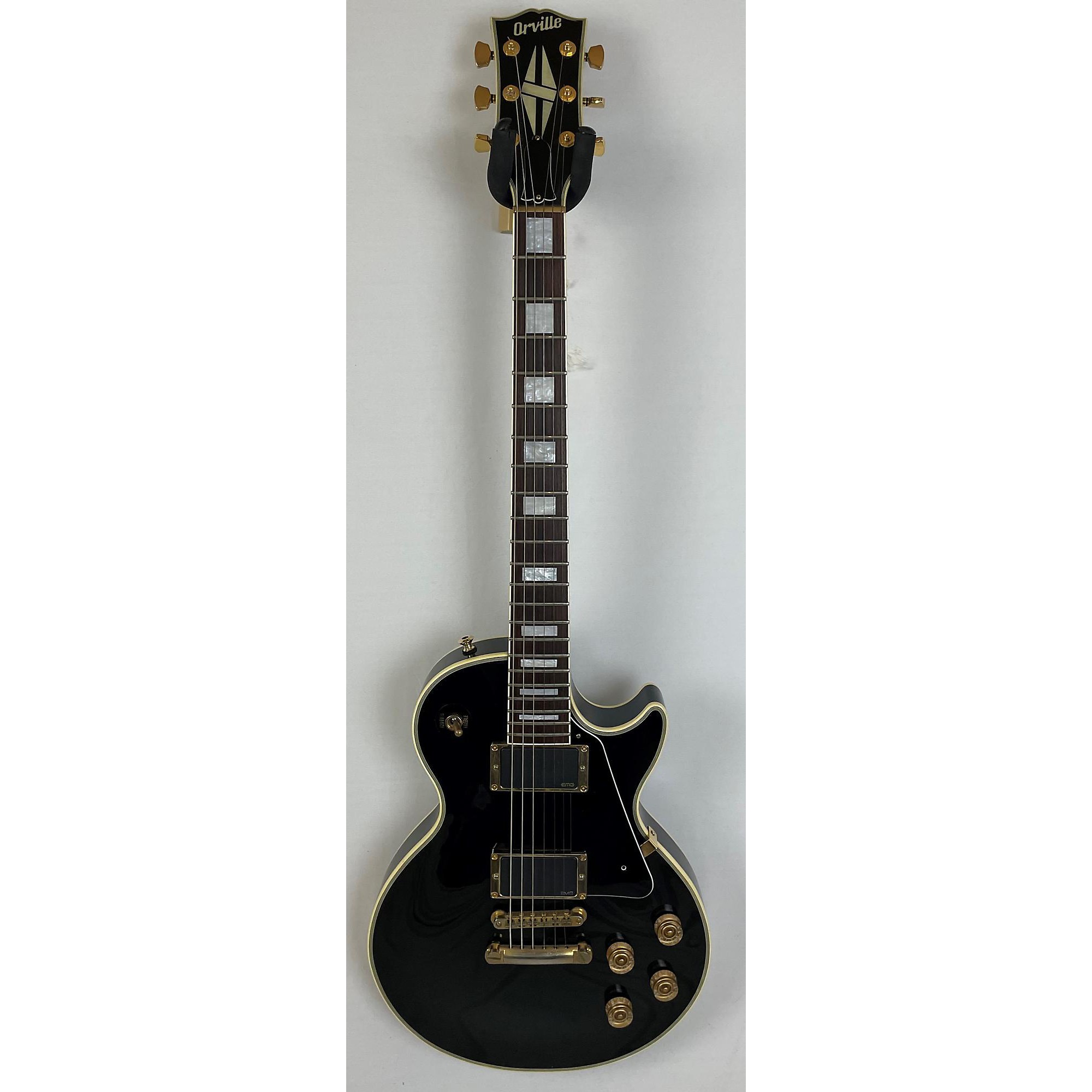 Used Used ORVILLE LES PAUL CUSTOM Black Solid Body Electric 