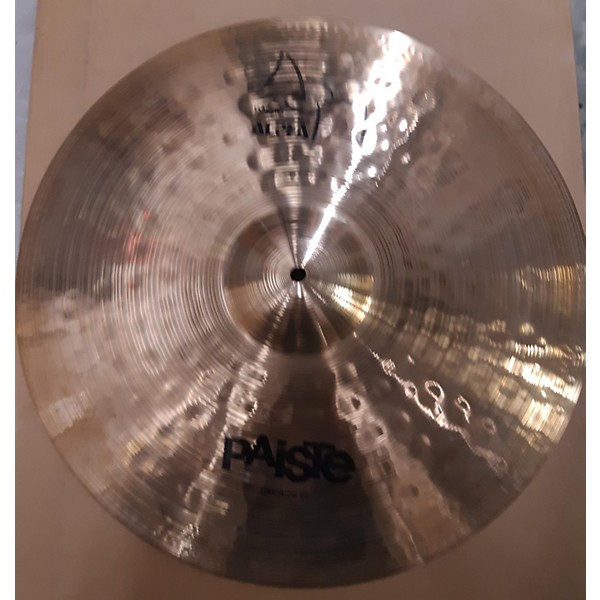 Used Paiste 20in ALPHA DRY RIDE Cymbal