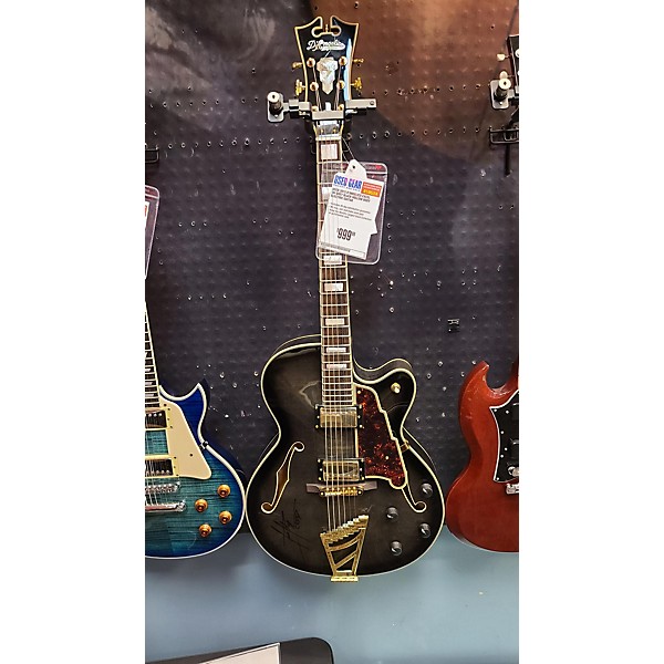 Used D'Angelico 2015 Excel DH Hollow Body Electric Guitar Grey Black