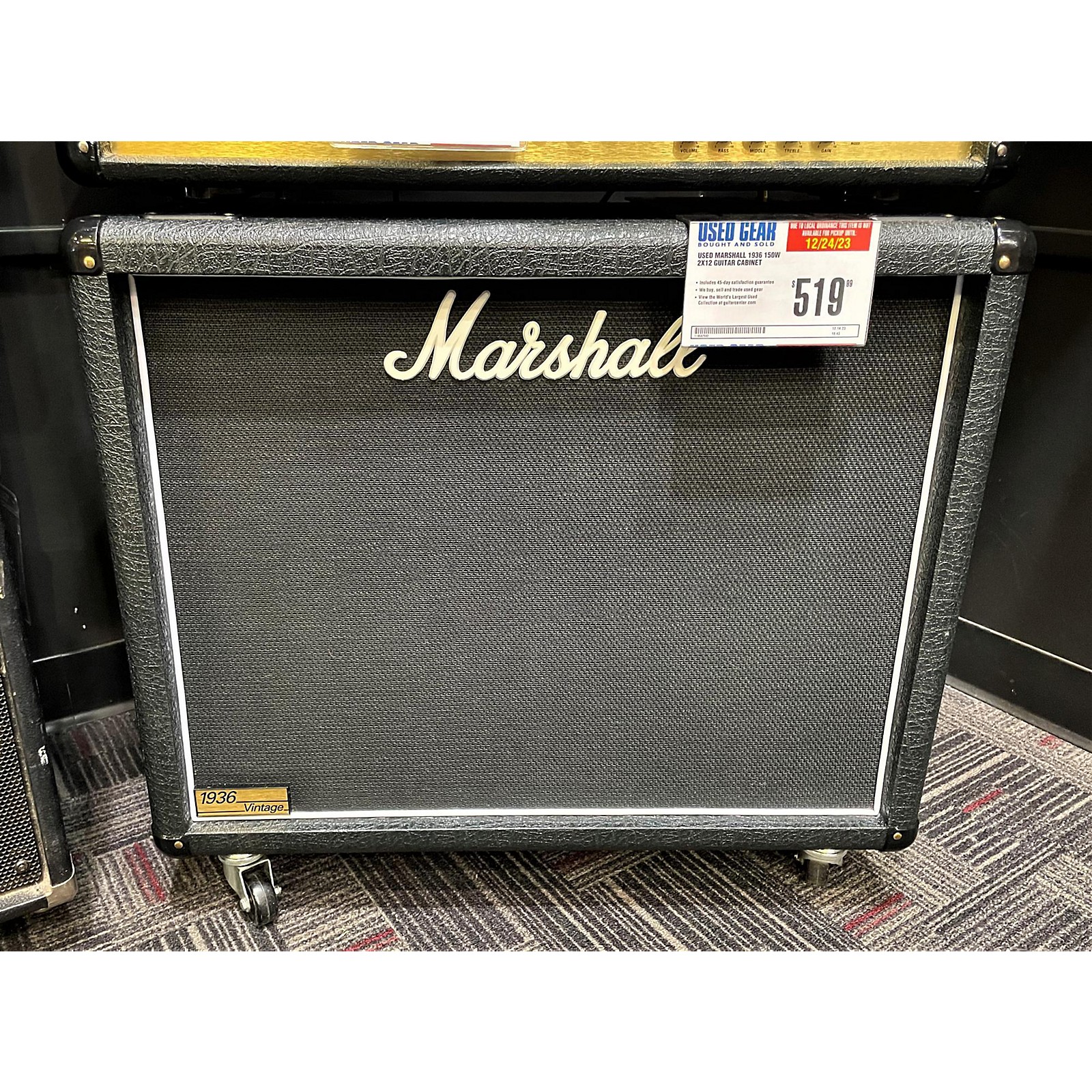 Used Marshall 1936 150W 2x12 Guitar Cabinet | Guitar Center