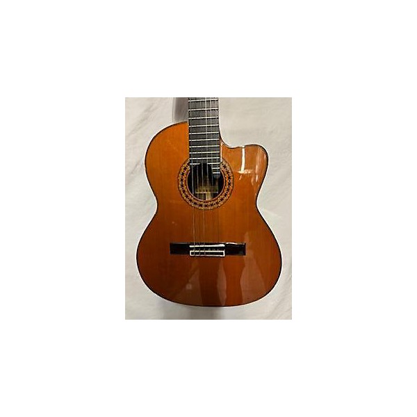 Used ESTEVE Used ESTEVE 6 Electric Requinto 1999 Antique Natural Classical Acoustic Electric Guitar