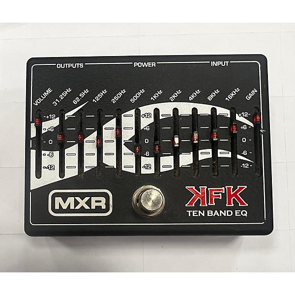 Used MXR 2000s KFK 10 BAND EQ Pedal