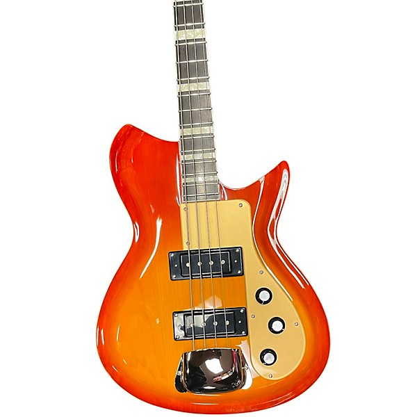 Used Used Rivolta Combinata Autunno Burst Electric Bass Guitar