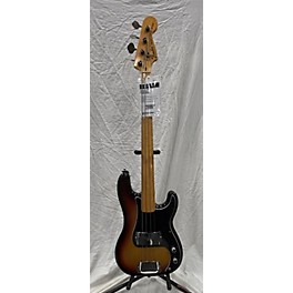 Vintage Fender Vintage 1975 Fender Precision Bass Fretless Sunburst Electric Bass Guitar