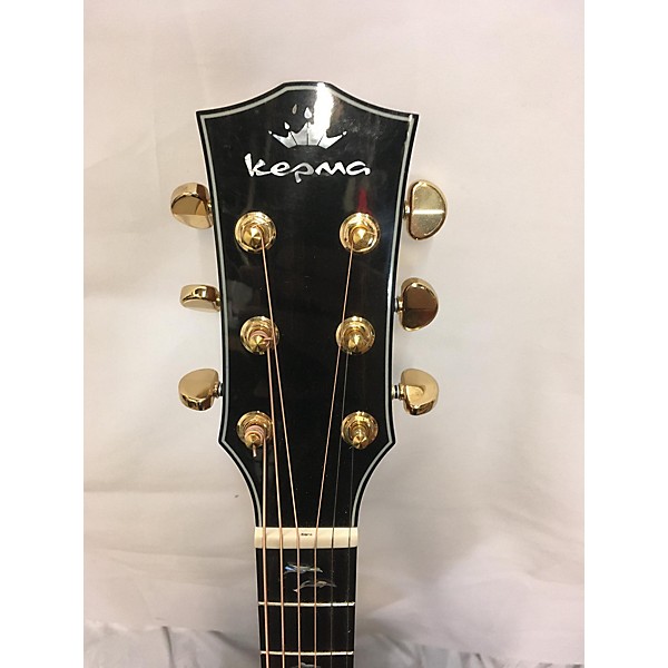 Used Used Kepma Om1-130 Natural Acoustic Electric Guitar