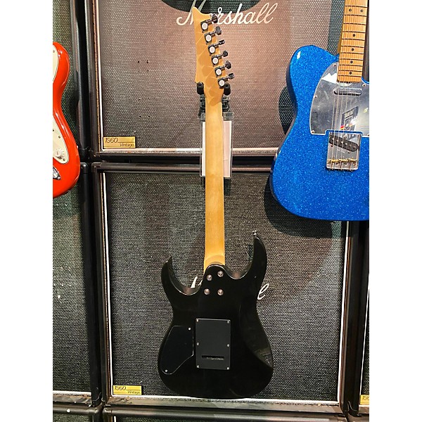 Used Used Deaso Double Cut Guitar Metallic Black Solid Body Electric