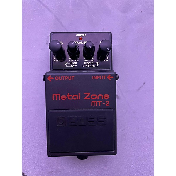 Used BOSS MT2 Metal Zone Distortion Effect Pedal | Guitar Center