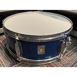 Used Blackjack Used BLACKJACK 14X5  Snare Drum Blue Sparkle