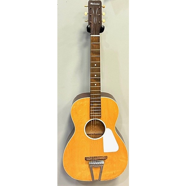 Used Vintage 1960s Wolverine Parlor Natural Acoustic Guitar