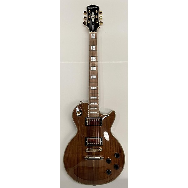 Used Epiphone Les Paul Custom Pro Solid Body Electric Guitar Natural