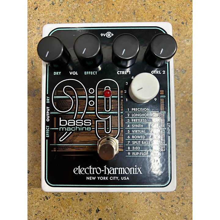 Used Electro-Harmonix BASS9 Bass Machine Bass Effect Pedal