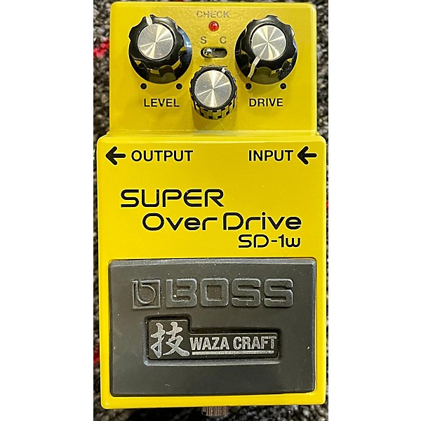 Used BOSS SD1W Super Overdrive Waza Craft Effect Pedal | Guitar Center