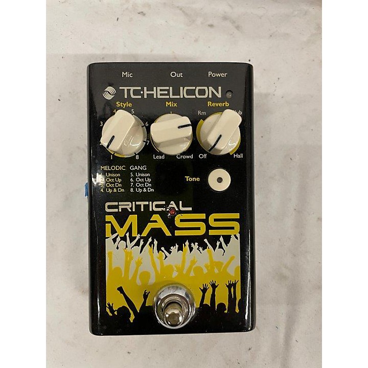 Used TC-Helicon Critical Mass Effect Pedal | Guitar Center