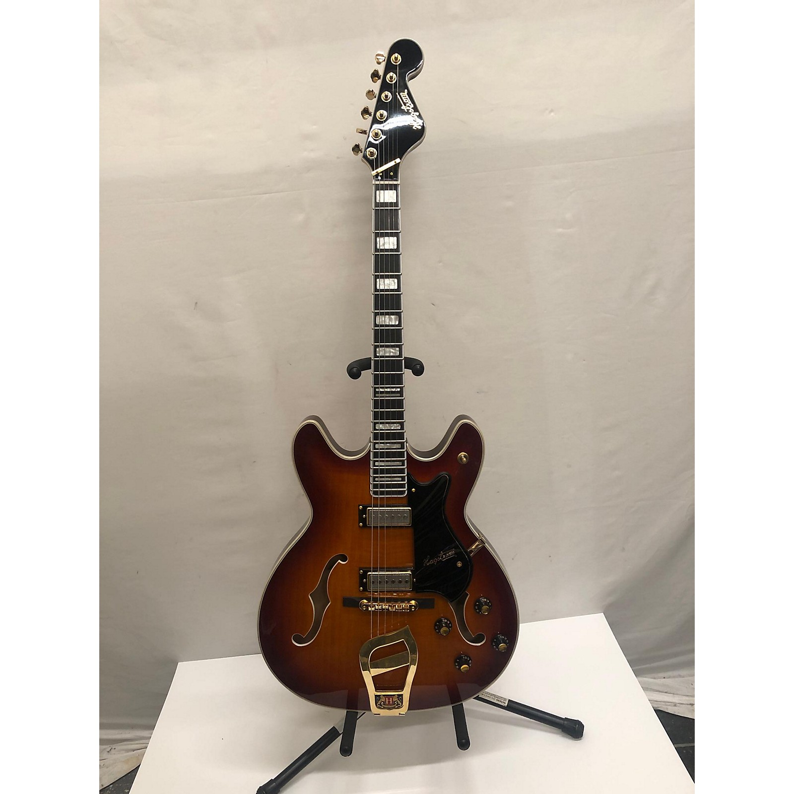 Used Hagstrom Viking IIP P90S Hollow Body Electric Guitar 2 Color