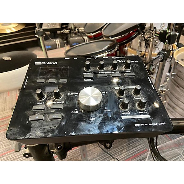 Used Roland TD-25 + CRASH ADD ON Electric Drum Set