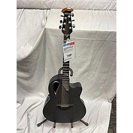 Used Ovation Adamas 2080 Black Acoustic Electric Guitar