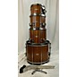 Used Used Zebra Drums 4 piece 1up 2 Down African Mahogany Mahogany Drum Kit thumbnail