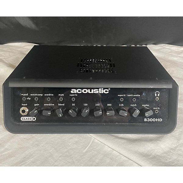 Used Acoustic B300hd Bass Amp Head