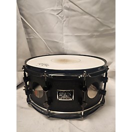 Used Spaun Used Spaun 6.5X14 Brass Precision Crafted Drum Black