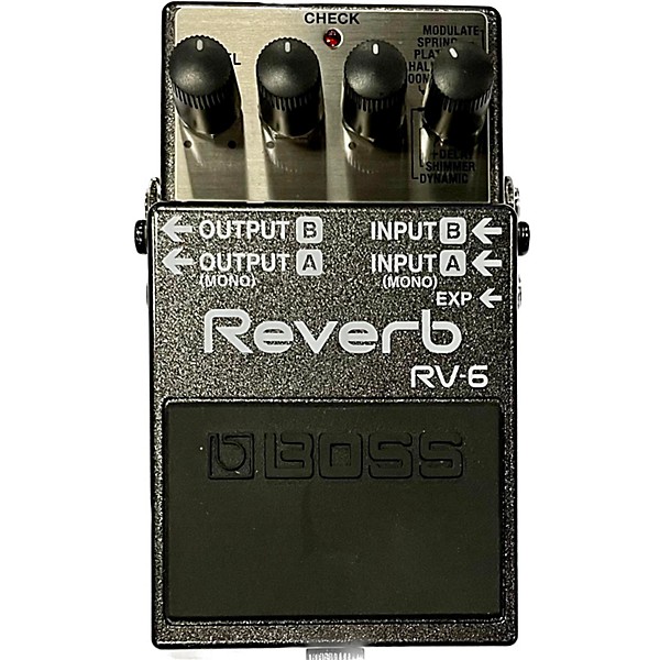 Used BOSS RV6 Digital Reverb Effect Pedal | Guitar Center