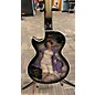 Used Epiphone Adam Jones Les Paul Custom Art Collection: Korin Faught's "Sensation" Electric Guitar Antique Silverburst So...