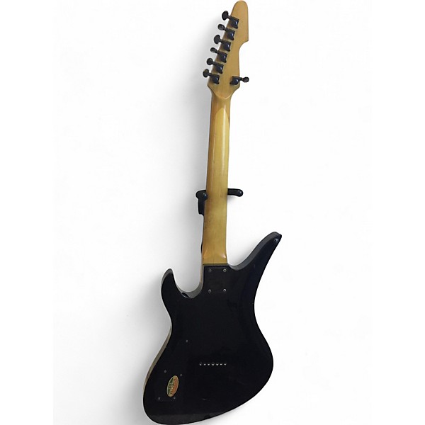 Used Schecter Guitar Research A-7 Diamond Series Black Solid Body Electric Guitar