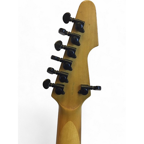 Used Schecter Guitar Research A-7 Diamond Series Black Solid Body Electric Guitar