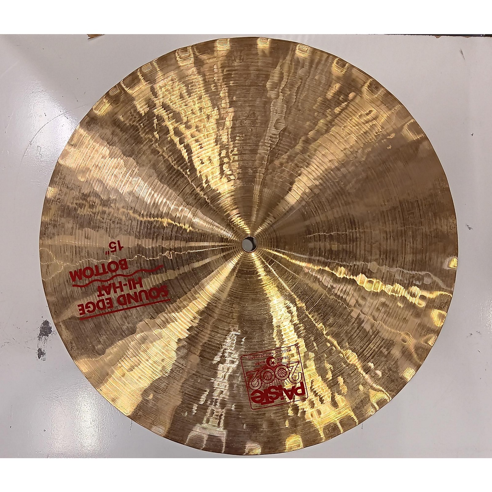 Used Paiste 15in 2002 Sound Edge Hihat Bottom Cymbal 35 | Guitar