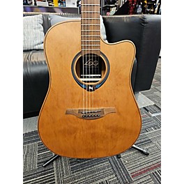 Used Lag Guitars Used Lag Guitars Tramontane THV10DCE Natural Acoustic Electric Guitar