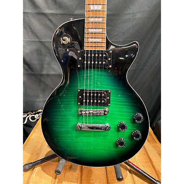 Used Used FIREFLY SINGLE CUTAWAY SOLID BODY GREEN SUNBURST Solid Body Electric Guitar
