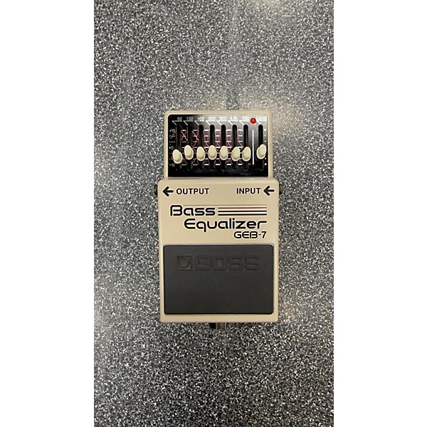 Used BOSS GEB7 7 Band Bass Equalizer Bass Effect Pedal | Guitar Center