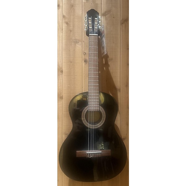 Used Lucero LC100 Classical Acoustic Guitar Black Guitar Center