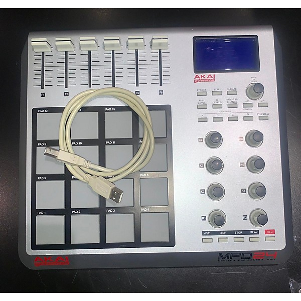 Used Akai Professional MPD24 MIDI Controller