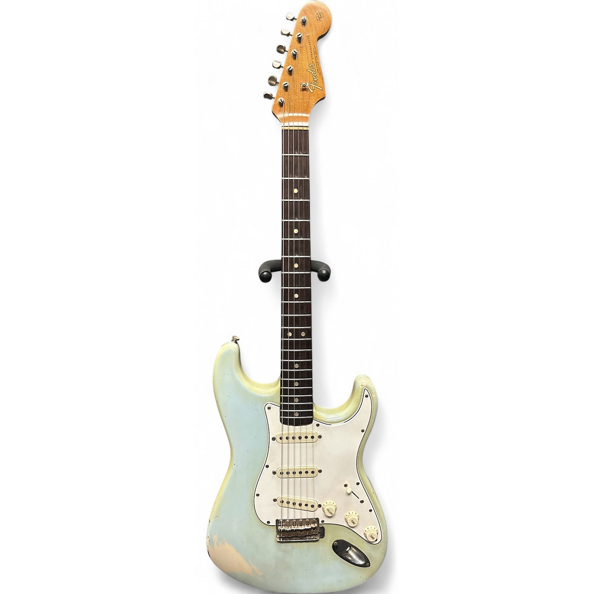 Vintage 1965 Fender STRATOCASTER Sonic Blue Solid Body Electric